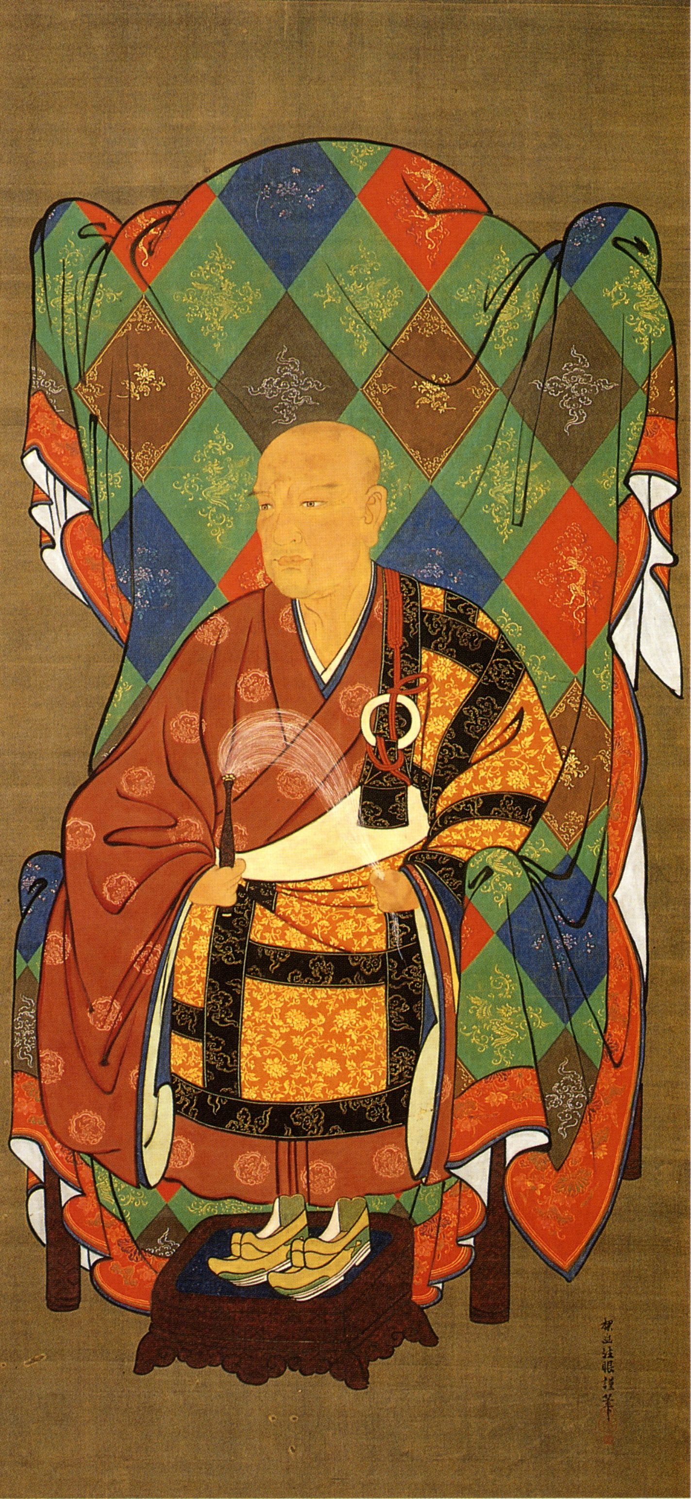 1614年の伴天連追放文を起草した金地院崇伝の肖像