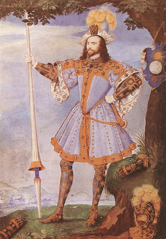 1590年頃のジョージ・クリフォード、第3代カンバーランド伯爵。1592年、「マードレ・デ・デウス」号を拿捕した私掠船団に、個人として最大の出資をした人物である