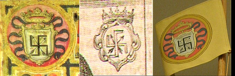 Hasekura Tsunenaga's coat of arms, granted in Rome in 1615