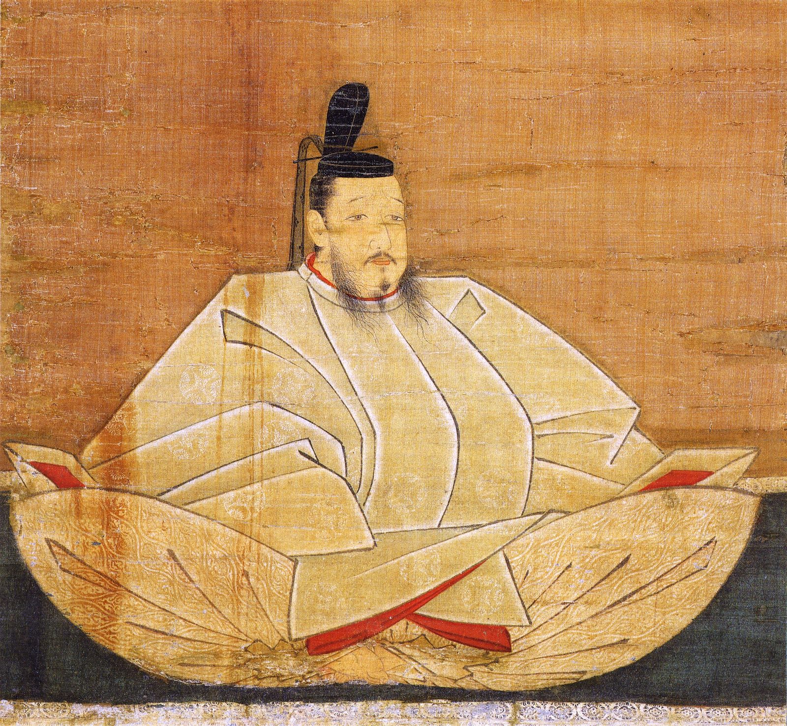 足利義持、室町幕府第四代将軍。存命中に描かれた肖像画──宋希璟を京都で待たせ続けた末、1420年にようやく謁見を許した人物である