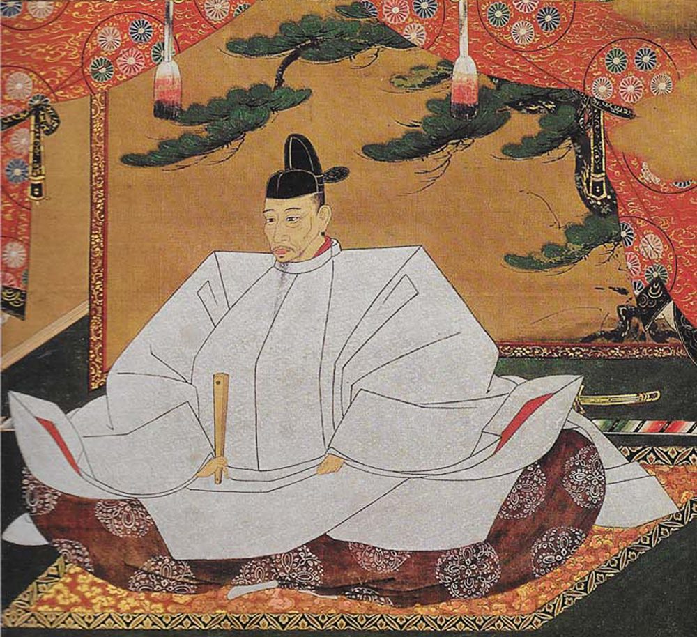 Retrato de Toyotomi Hideyoshi em trajes de corte, c. 1601